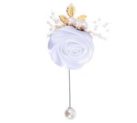 HANABASS Broche Fleur Élégante pour Noces Épingle Corsage Légère et Confortable Accessoire Mariage Décoratif pour Robe