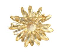 HANABASS Broche Marguerite et Abeille Élégante Doré Épingle Délicate pour Vêtements Accessoire Mode Polyvalent pour Femmes Cadeau Chic pour Fêtes et Anniversaires