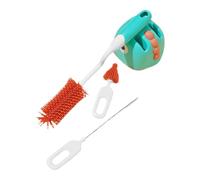 HANABASS Brosse à Biberon Et Goupillon Longue Pour -né Avec Support De Rangement, Manche Ergonomique, Brosse Silicone Sans, Nettoyage Des Biberons Et Pailles, Couleur Vert Lac, Ensemble Complet