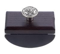 HANABASS Bureau école Rocker buvard Outil de séchage Rapide pour l'encre de Stylo-Plume en Bois Alliage d'aluminium Noir réutilisable Portable pour écoles et unités commerciales