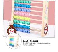 HANABASS Cadre Éducatif Boulier Bois Multifonctionnel pour Garçon Fille Tableau à Dessin Ajustable Dapprentissage Mathématique Ans Développement Motricité et Cognition Numérique