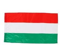 HANABASS Cape Drapeau Hongrie Aux Couleurs Pour Décoration Extérieure Et Intérieure, Polyester Léger 90x150 Cm Œillets, Usage Jardin, Fête Nationale Et Événement Sportif