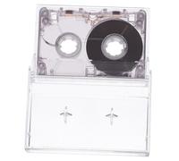 HANABASS Cassette Audio Vierge Bande Enregistrement Musicale Transparente Compatible avec Magnétophones Interview Look Rétro Classique pour Messages Vocaux et Projets Créatifs