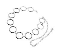 HANABASS Chaîne de Femme Métal Ajustable Ceinture Élégante Dorée ou Argentée pour Robe et Jean Accessoire Mode Multifonction