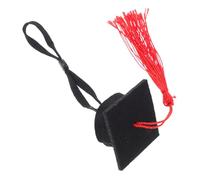 HANABASS Chapeau De Hamster avec Mini-Chapeaux d'animaux Casquettes De Remise De Diplôme Costumes pour Petits Animaux Mini-Pompons De Remise De Diplôme Chapeau De Chat Et De Cochon