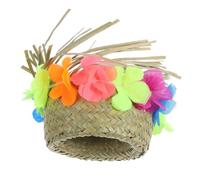 HANABASS Chapeau De Paille pour Chien Chapeau Tissé pour Chiot Guirlande pour Animal De Compagnie Accessoire Photo