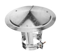 HANABASS Chapeau de Protection la Pluie pour Cheminée Couvercle Aux Intempéries Accessoire pour Cheminée Diamètre Installation Facile sans Outils