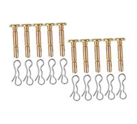 HANABASS Cisaille pour Souffleuse à Neige Goupilles Fendues De Rechange Accessoires Métalliques pour Souffleuse à Neige Goupilles Fendues Durables Équipement pour Machine à