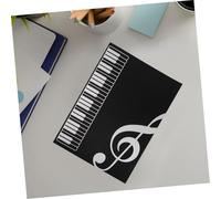 HANABASS Classeur de Partitions pour Musique Pages Porte-partitions Piano et Chorale Surface Mate Capacité et Transportable pour Rangement et Organisation