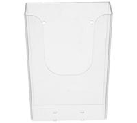 HANABASS Classeur Mural Porte-Documents Transparent A6 en PS pour Bureau | Rangement Simple, Surface Transparente, pour Catalogues et Documents, Usage Banque et Boutique