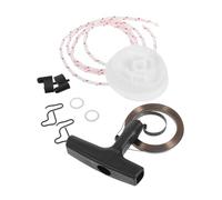 HANABASS Corde de Démarrage avec Poignée de Remplacement pour Tronçonneuse Kit Complet Accessoires de Réparation Durable et Compatible
