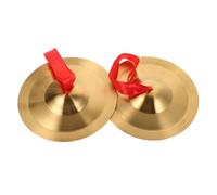 HANABASS Cymbales à Doigts Alliage Durables pour Danse Traditionnelle Instrument de Percussion et Adaptées Aux Garçon Fille et Adultes pour Éducation Musicale et Spectacles
