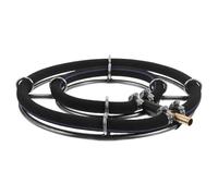 HANABASS Diffuseur d'air à Fines Bulles pour Aquarium 25 CM Double Anneau en Acier Inoxydable Aérateur Silencieux pour Bassin Générateur de Bulles pour Circulation Optimale de l'eau