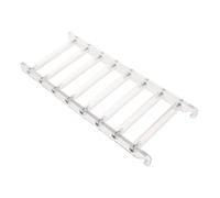 HANABASS Échelle pour Perroquet Suspendue en Acrylique Solide 8 Niveaux Résistante Aux Morsures pour Cage D’Oiseaux Environnement Stimulant Et Activité Physique Quotidienne