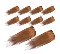 HANABASS Écorce de Palmier Décorative 10 Pièces Texture Réaliste Marron | Fibre de Palmier Naturelle, Aspect Lifelike, Usage en Terrarium Intérieur, Jardinage et Plantes Aquatiques