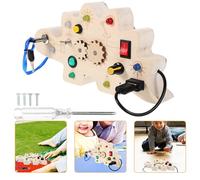 HANABASS Éducatif Garçon Fille Ans Planche Activité LED Dinosaure Simulation Mécanismes Développement Motricité Créativité