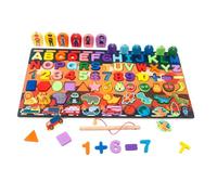 HANABASS Éducatif Garçon Fille Ans Puzzle Chiffres Construction Précoce Développement Coordination Sécurité