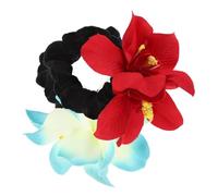HANABASS Élastique à Cheveux Design Élastique Fleur Orchidée en Tissu 2 Pièces Lot Coloré Accessoire Cheveux pour Bébés et Garçon et Filles pour Fêtes et Décoration de Coiffure