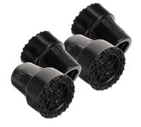 HANABASS Embouts Antidérapants en Caoutchouc Souple pour Bâtons de Marche et Canne, 19 MM, Résistants, pour Randonnée et Activités de Plein Air