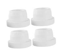 HANABASS Embouts D’échelle en Caoutchouc pour Piscine Creusée Usage Piscine 4 Pièces 1,9 Pouces Diamètre Standard Protection Antirayures Caoutchouc Solide Insertion Facile Et Maintien Sécurisé