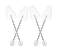 HANABASS Ensemble 4 Embauchoirs à Ressort Réglables Transparents pour Femmes, Élargisseur de Chaussure en Plastique Léger, Outil de Façonnage pour Baskets et Bottes, Maintien Forme