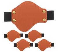 HANABASS Ensemble de 5 Protège-Sélecteurs de Vitesse Moto en Matériau Robuste Couleur Marron Protection Anti-Rayures pour Levier de Vitesse Compatible Chaussures Moto Accessoire pour