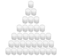 HANABASS Éponges Hydroponiques pour Culture Hors Sol Jardinage en Serrage 100 Pièces Bloc Germoir Blanc Fixation Plantes sans Terre Ventilation Optimale Croissance