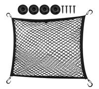HANABASS Filet de Rangement pour Coffre de Voiture avec Sangles Élastiques Organisateur de Chargement Intérieur pour Voiture et Camion