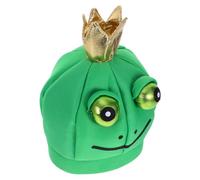 HANABASS Frog Hat Animal Character Headgear For Halloween Party Lightweight Breathable Fit Frog Cap For Adults And Fun Cosplay Photo Props