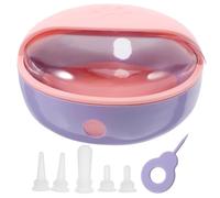 HANABASS Gamelle Chiots Et Chatons Multifonction Bol Lait Imitation Nature Rose Dispositif Allaitement Animaux De Compagnie Anti-éclaboussure Adapté pour Chiots Et Chatons