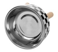 HANABASS Gamelle Surélevée pour Chat en Acier Inoxydable Anti-Renversement Design Convivial et Grosse Capacité Ronde pour Alimentation Quotidienne