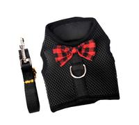 HANABASS Gilet pour Chien avec Corde de Traction Harnais Respirant pour Animaux Ajustement Personnalisé pour Petits et Moyens Chiens