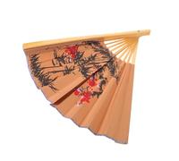HANABASS Grand Éventail Décoratif Mural Chinois 0,9m pour Salon, Style Asiatique Traditionnel, Léger et Facile à Installer, en Papier et Bambou, pour Bureau à Domicile