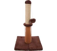 HANABASS Griffoir Vertical pour Chat Arbre à Chat avec Plateforme Accessoire Amusant pour Chatons à Gratter Et Grimper à Intérieur