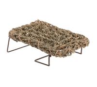 HANABASS Hamac pour Reptile Fibres Naturelles Tapis Respirant et Confortable Lit Suspendu Multifonction pour Lézards et Dragons Barbus Accessoire Pratique pour Terrarium