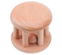 HANABASS Hochet Bois Naturel pour Garçon Fille Ans Sensoriel Montessori avec Grelot Rotatif Développement Visuel et Surface Lisse et Sûre pour Garçon Fille