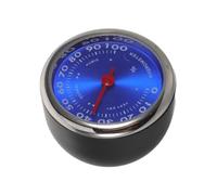 HANABASS Hygromètre Mécanique de Voiture Bleu Mini Thermomètre-Hygromètre Analogique Intérieur Grands Chiffres Moniteur d'Humidité Compact pour Tableau de Bord Indicateur de Température