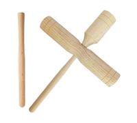 HANABASS Instrument de Percussion Guiro Bois pour Tout Petits Musical Éducatif Multifonction Rythme Fort pour École Maternelle et Débutants