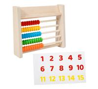 HANABASS Jeu de Boulier Bois pour Garçon Fille Outil Apprentissage Mathématique Améliore Rapidité et Précision Calcul Éducatif pour Les Compétences Mathématiques Cognition Dès Jeune Âge