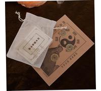 HANABASS Jeu de Cartes I Ching Hexagrammes pour Débutants Guide Feng Shui Tirage Chinois Cartes et Polyvalentes pour Richesse et Succès