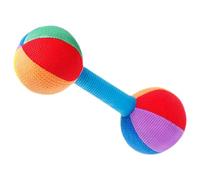 HANABASS Jouet Haltère Sensoriel Coloré Pour Bébé Taille Petite Jouet De Préhension Souple Pour Développement Moteur Et Éveil Corporel