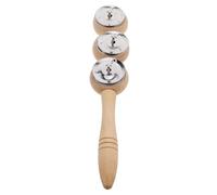HANABASS Jouet Musical Garçon Fille Cloches Jingle Stick Bois Instrument Percussion Ludique Pour Éducation Rythme Et Audition