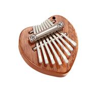 HANABASS Kalimba en Bois 8 Notes Mini Piano à Pouces Portable Instrument de Musique à Doigts pour Débutants et Professionnels Fourniture pour Maison Camping et École