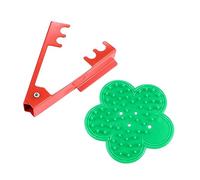HANABASS Kit d'Arrachage d'Épines de Rosiers Outil d'Élimination pour Bouquet DIY 1 Extracteur en Acier 2 en Silicone Outil Pratique et Solide pour Fleuriste