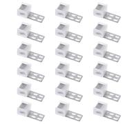 HANABASS Kit de Réparation Support pour Canapé Affaissé 18pcs Clips à Ressort Fixation des Ressorts, Prévention Bruit pour Canapé et Plastique