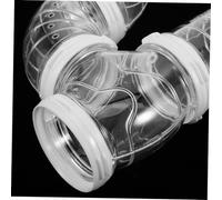 HANABASS Kit De Tunnels Transparents pour Hamster Tube Aventure Externe pour Cage Connexion Modulaire pour Petits Animaux Tunnel pour Activité Et Exercice