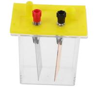 HANABASS Kit Scientifique Batterie Fruit pour Expérience Chimie Éducative Dispositif Expérimentation Électrique avec Boîte Saline et Plaques Métalliques Matériel Pédagogique pour Élèves