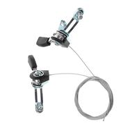 HANABASS Levier de Aluminium Manette Friction Ergonomique avec Câbles de Frein pour de Route et Vtt Performant des