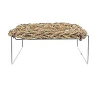 HANABASS Lit de Repos pour Dragon Barbu en Herbe Marine, Réglable | Structure Stable, Pieds Métalliques, Construction Respirante, Usage Intérieur et Extérieur, pour Habitat Reptile