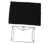 HANABASS Lit Hamac Suspendu pour Chat et Chien Coussin Doux et Amovible Cadre Métallique Résistant pour Radiateur Gain de Place et Facile à Installer Noir